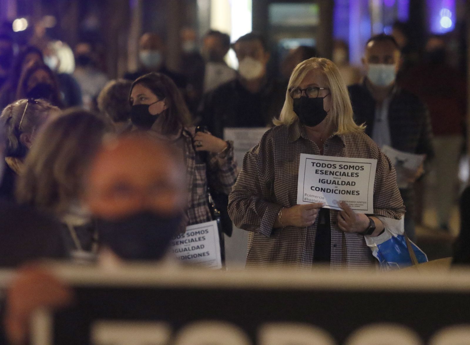 La manifestación de los comerciantes del Centro de Córdoba en fotografías