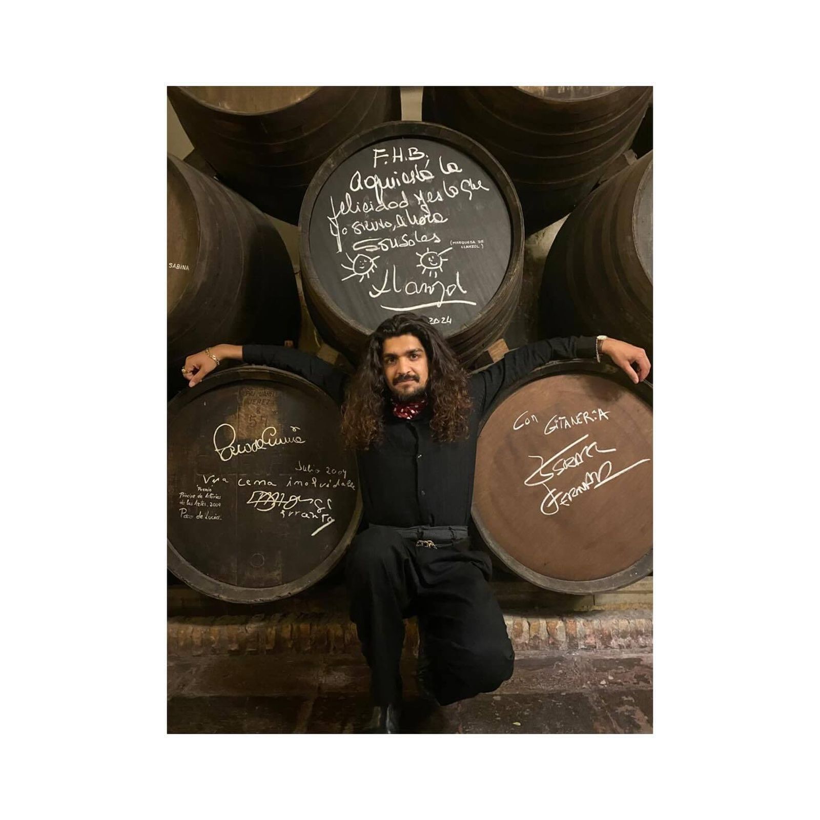 Israel Fernández en Bodegas Campos