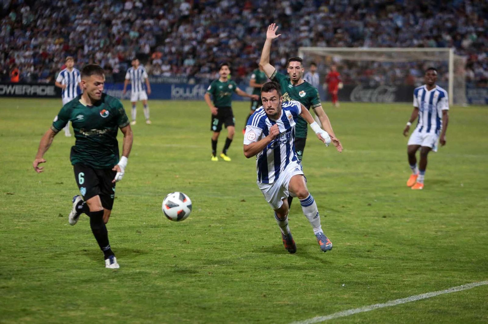 Imágenes del ascenso del Recreativo de Huelva contra el Cacereño