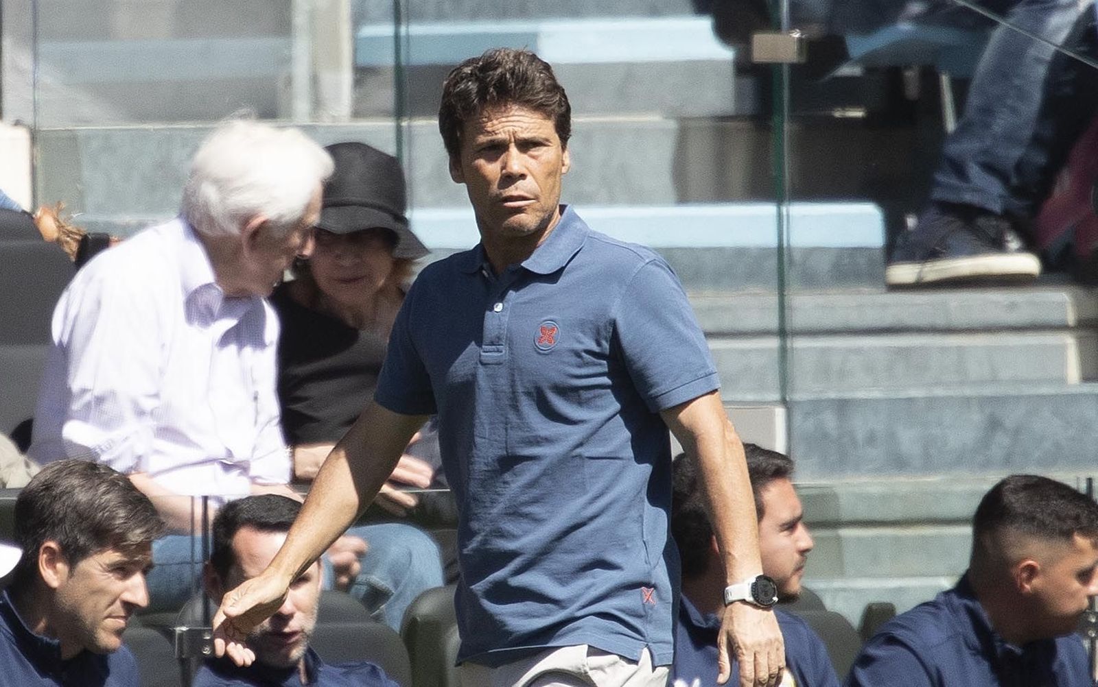 El catalán, en la banda de Balaídos