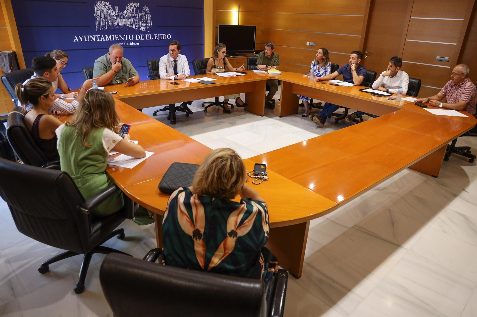 Junta de Gobierno Local celebrada este jueves en el Ayuntamiento de El Ejido.