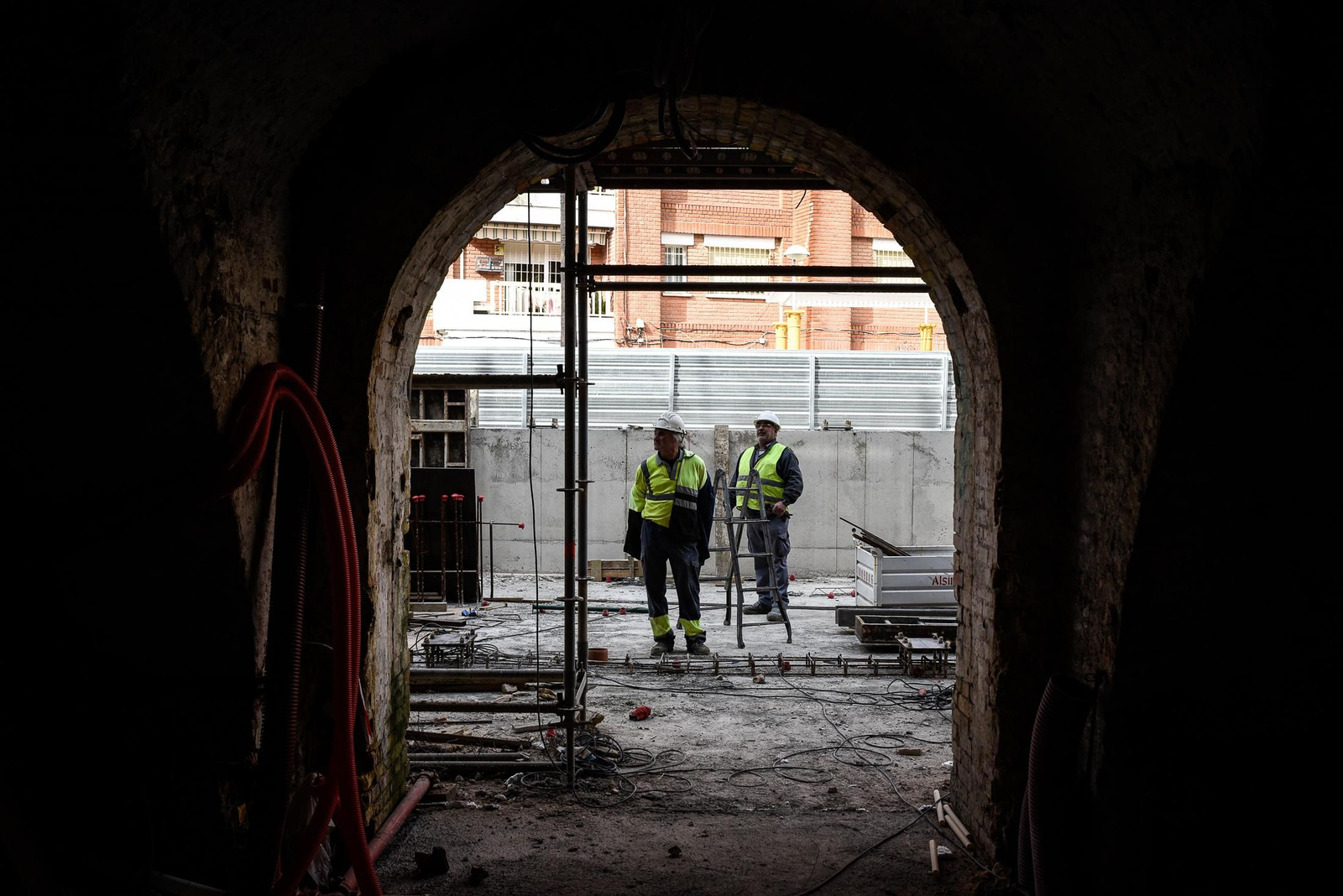 Imágenes de la restauración del edificio de Santa Fe
