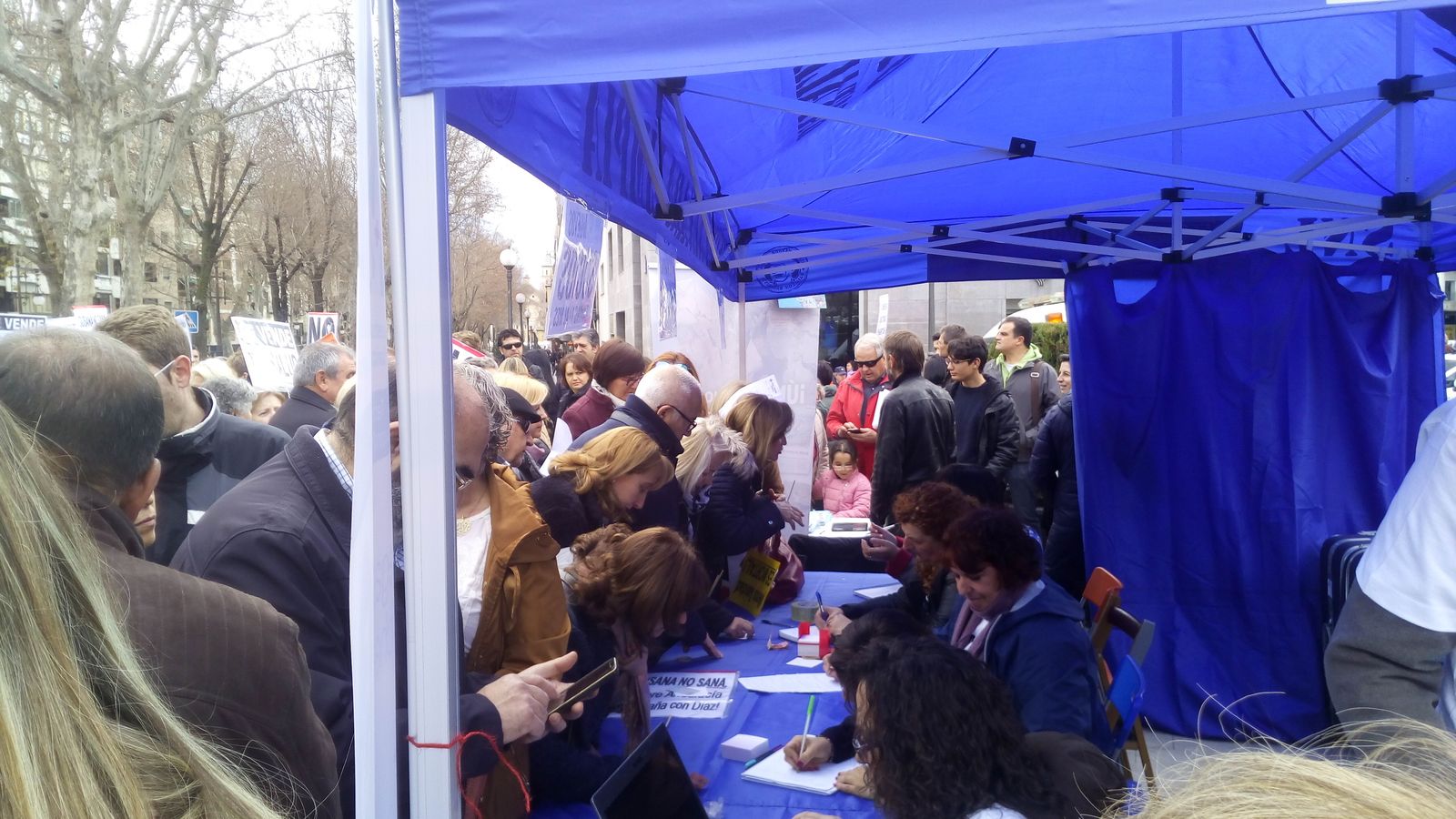 Las imágenes de la concentración convocada por 'Spiriman'