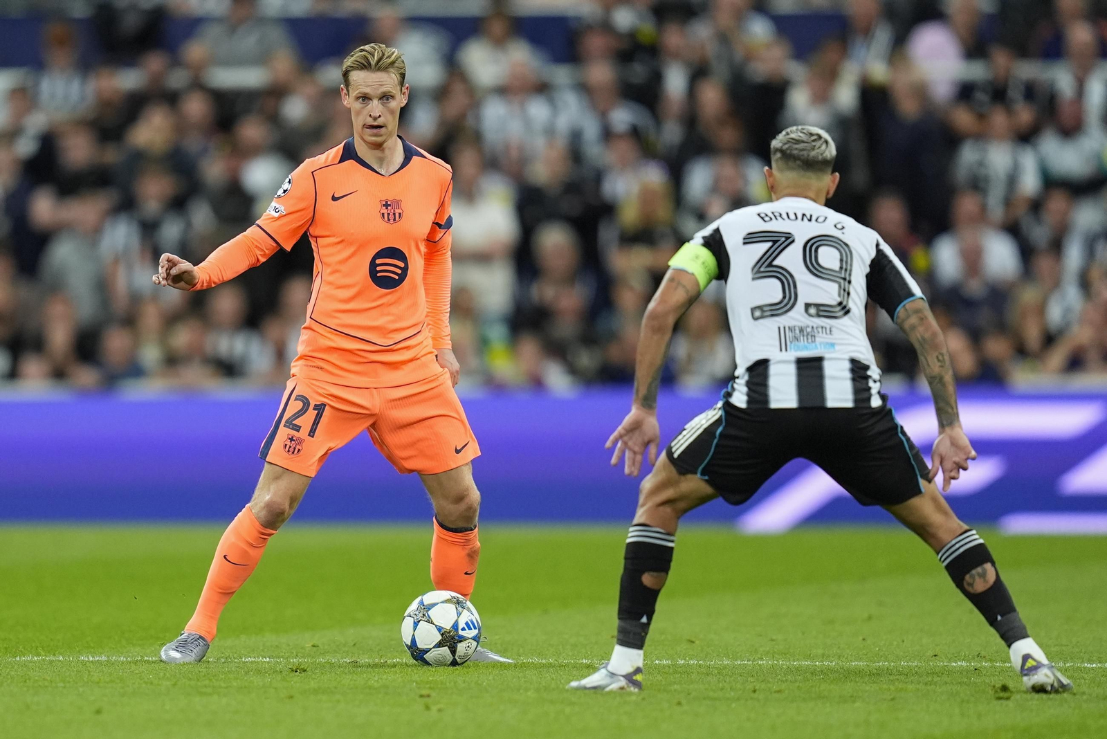 Las fotos del Newcastle-Barcelona