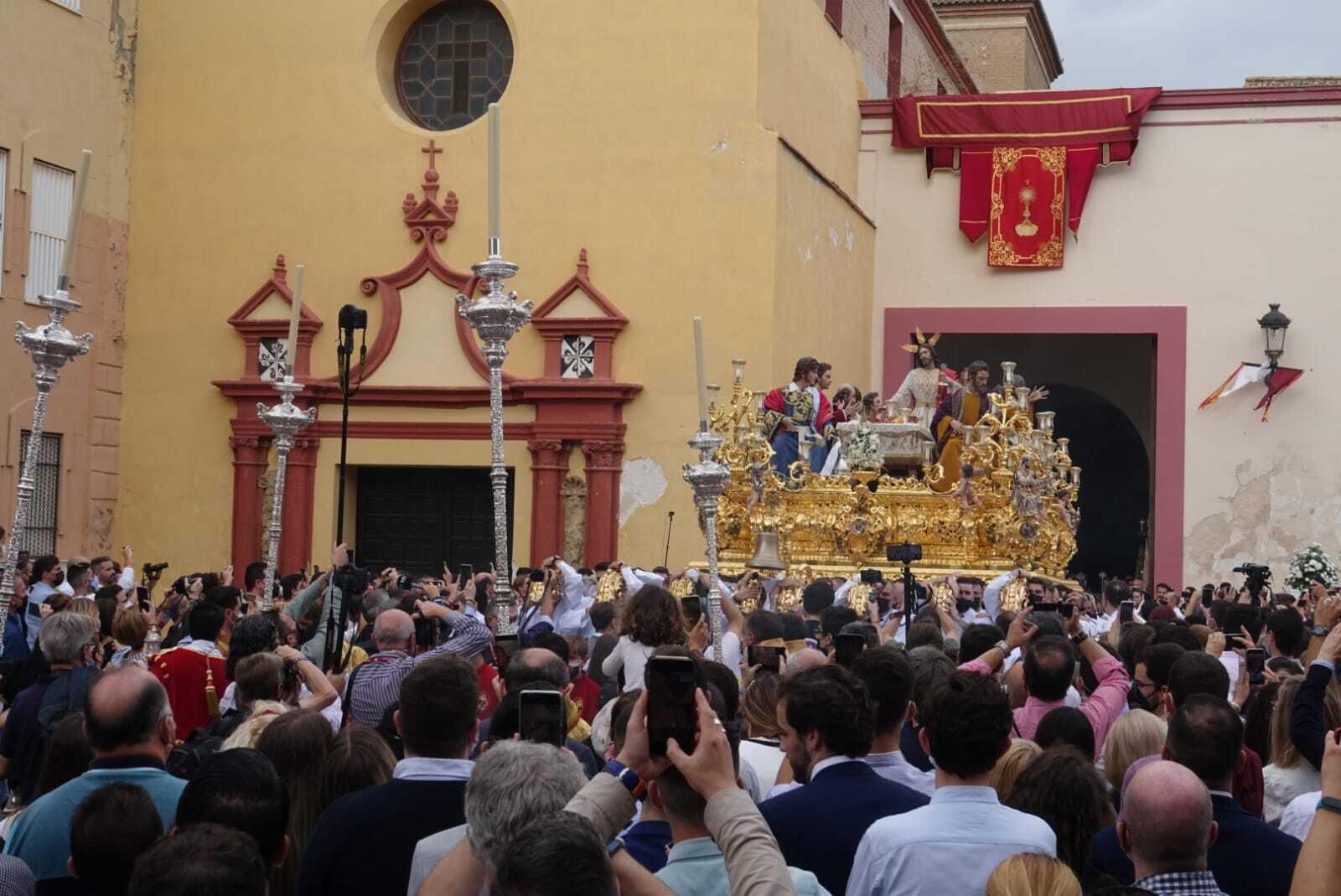 Las fotos de la Sagrada Cena en la procesión Magna de Málaga