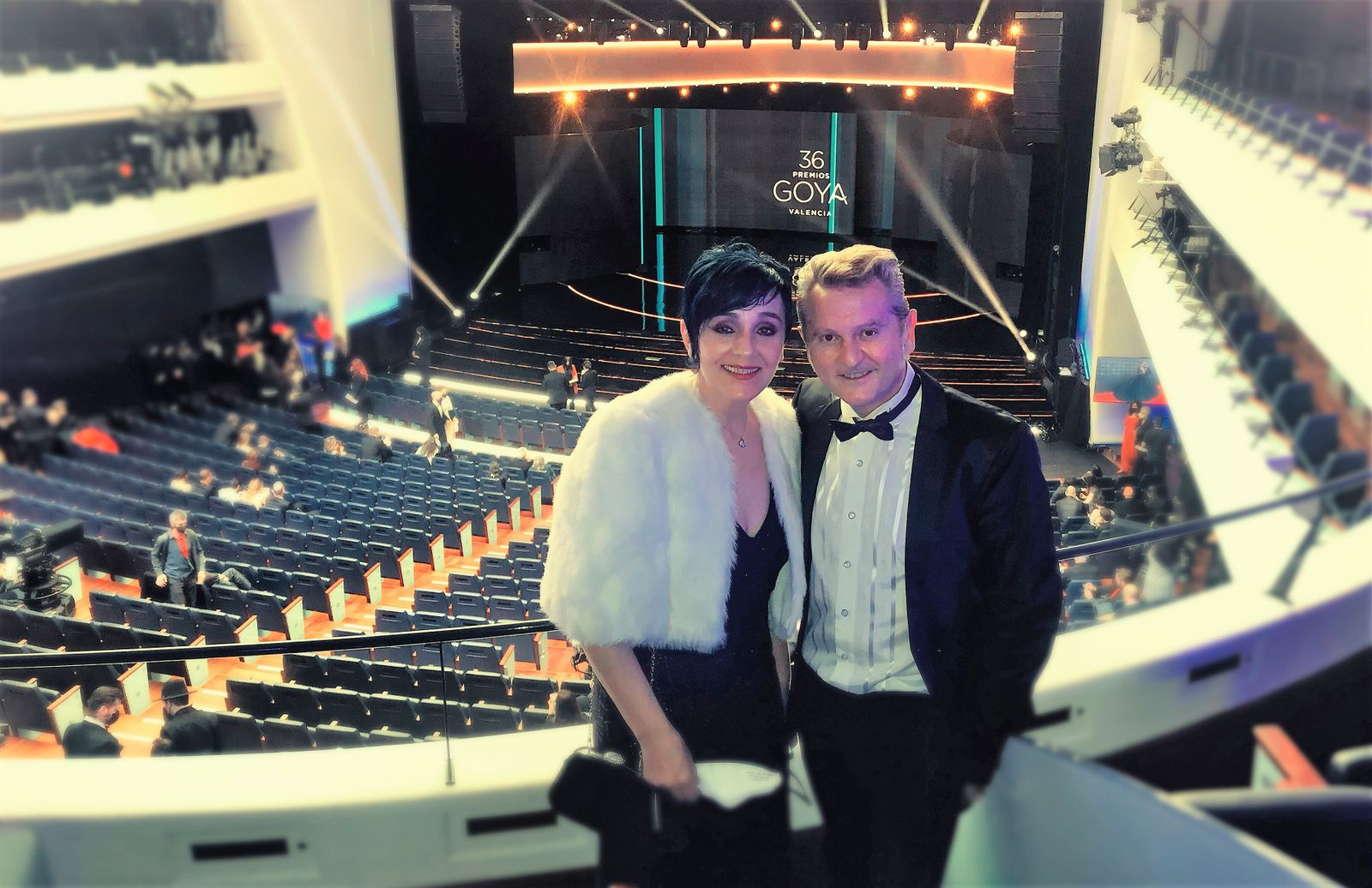 Luis Serrano asistió a la gala de los Premios Goya.