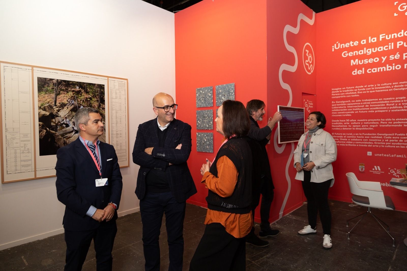 Un instante de la presentación en ARCO.