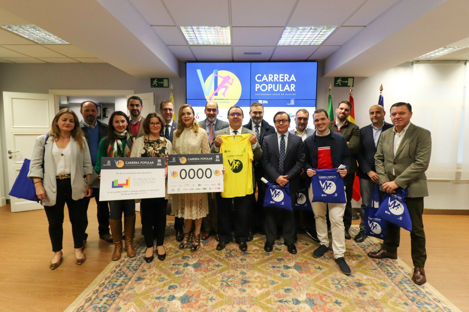 Presentación de la VI Carrera Popular de la Universidad Pablo de Olavide.
