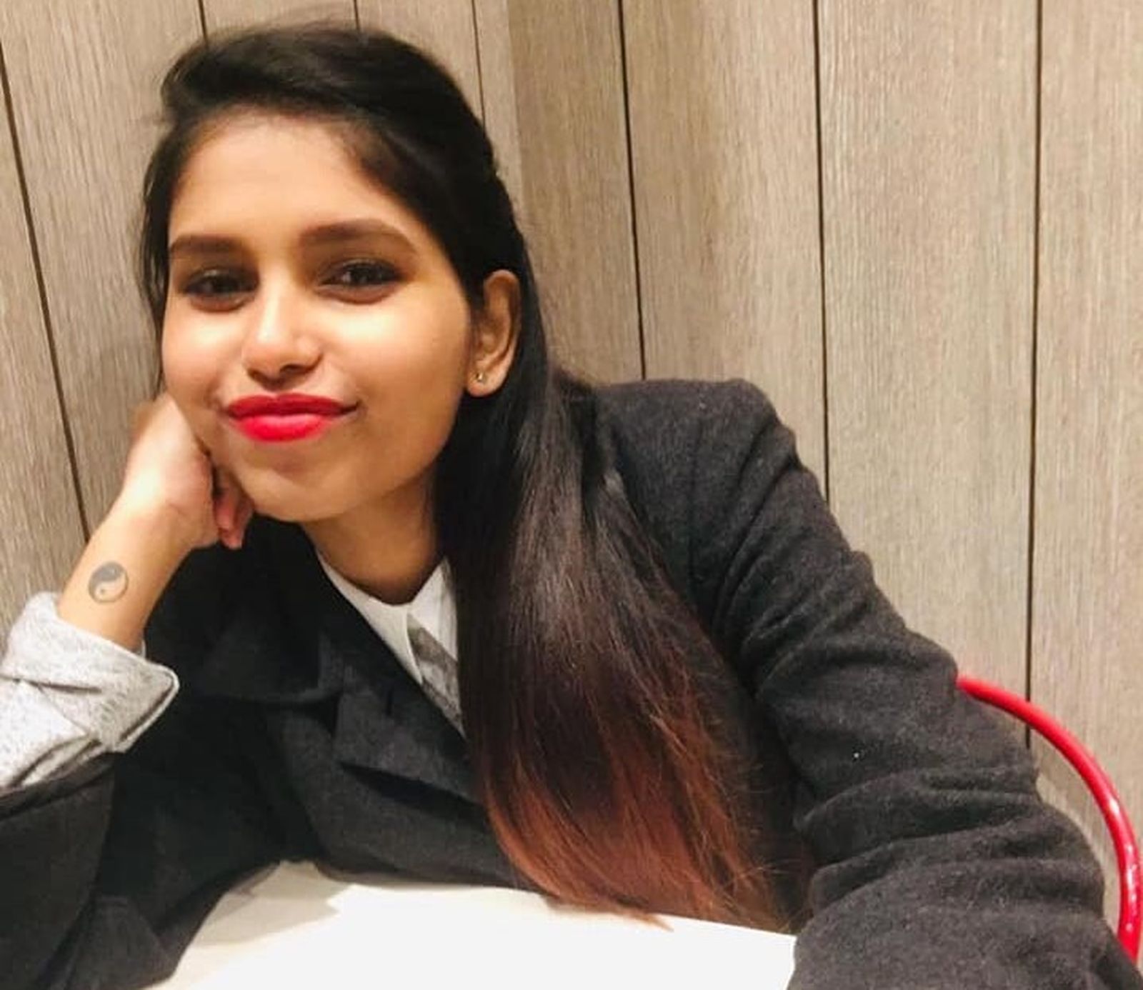 Hemali, en una foto difundida en el perfil Amigos de la Policía Local de Doña Mencía.