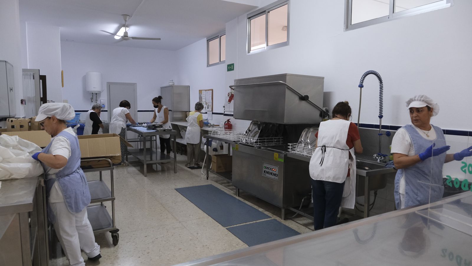 Imágenes del comedor social de La Milagrosa