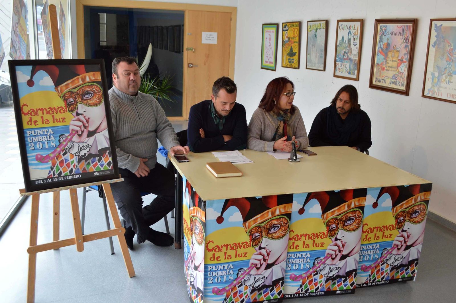 Presentación del Carnaval de La Luz de Punta Umbría.