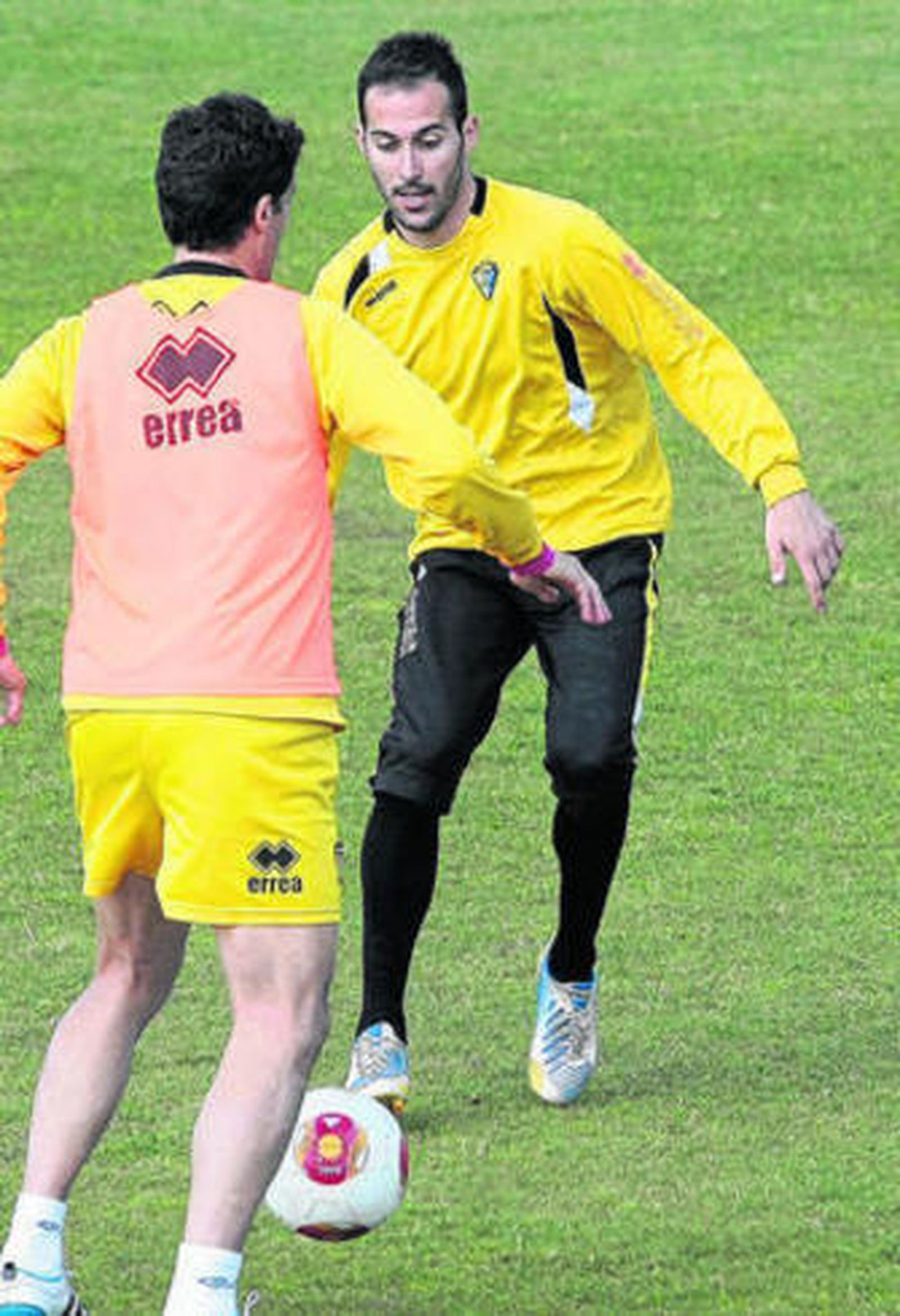 Andrés Sánchez, en una acción en el entrenamiento de ayer.