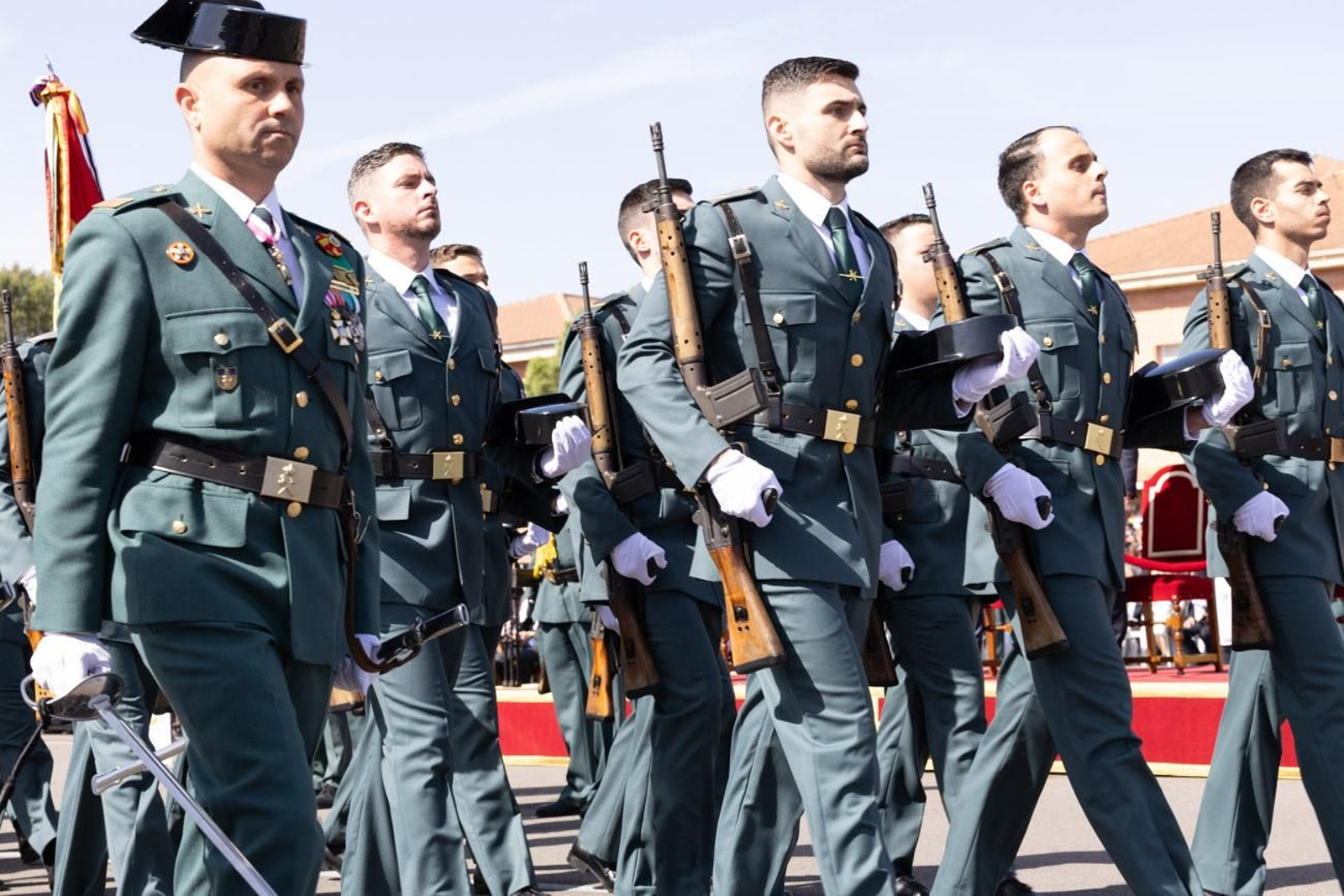 Jura de bandera de la 130ª promoción de guardias civiles de la Academia de Baeza