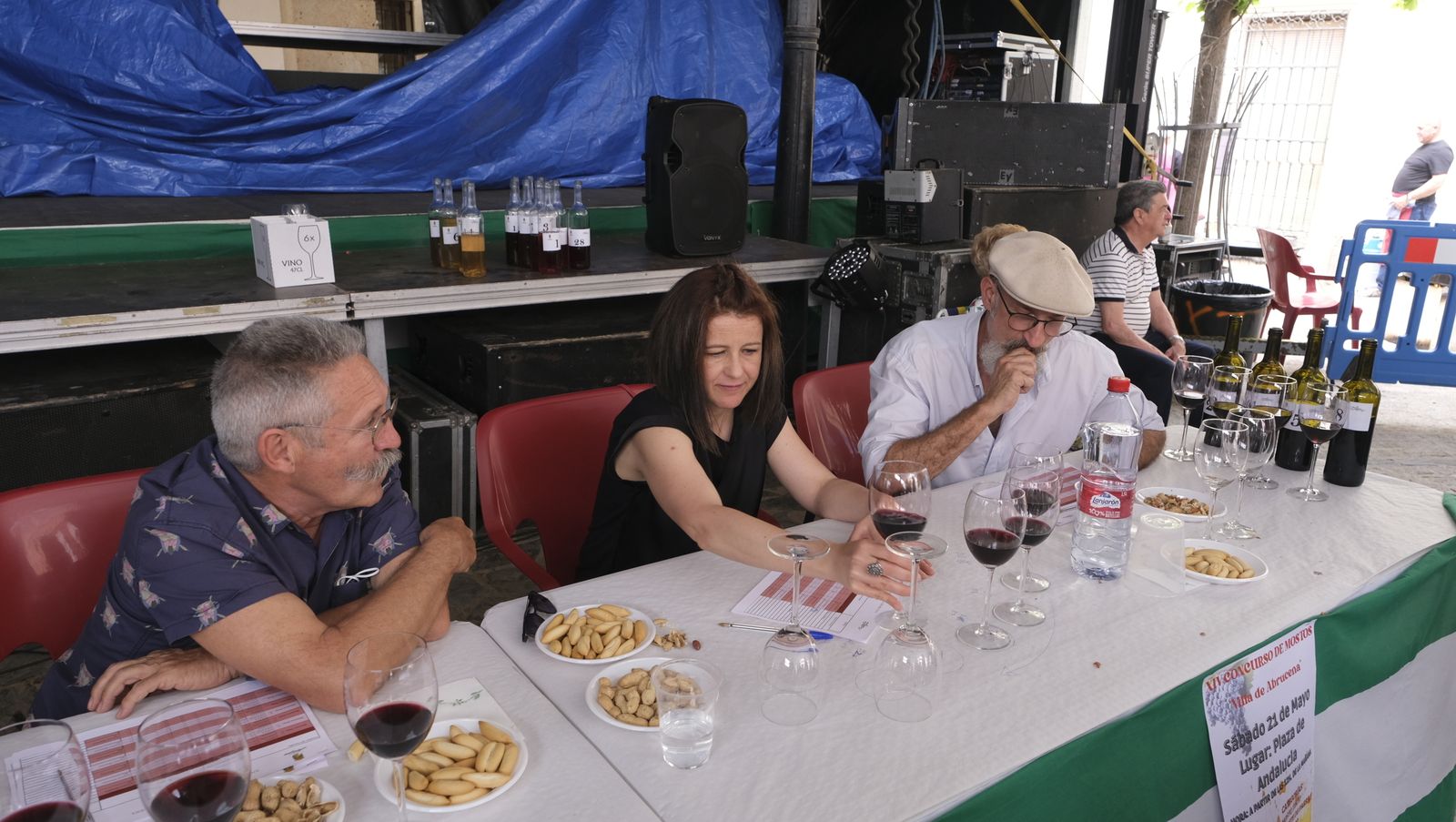 Imágenes del concurso de cata de vinos de las Fiestas de Abrucena 2022