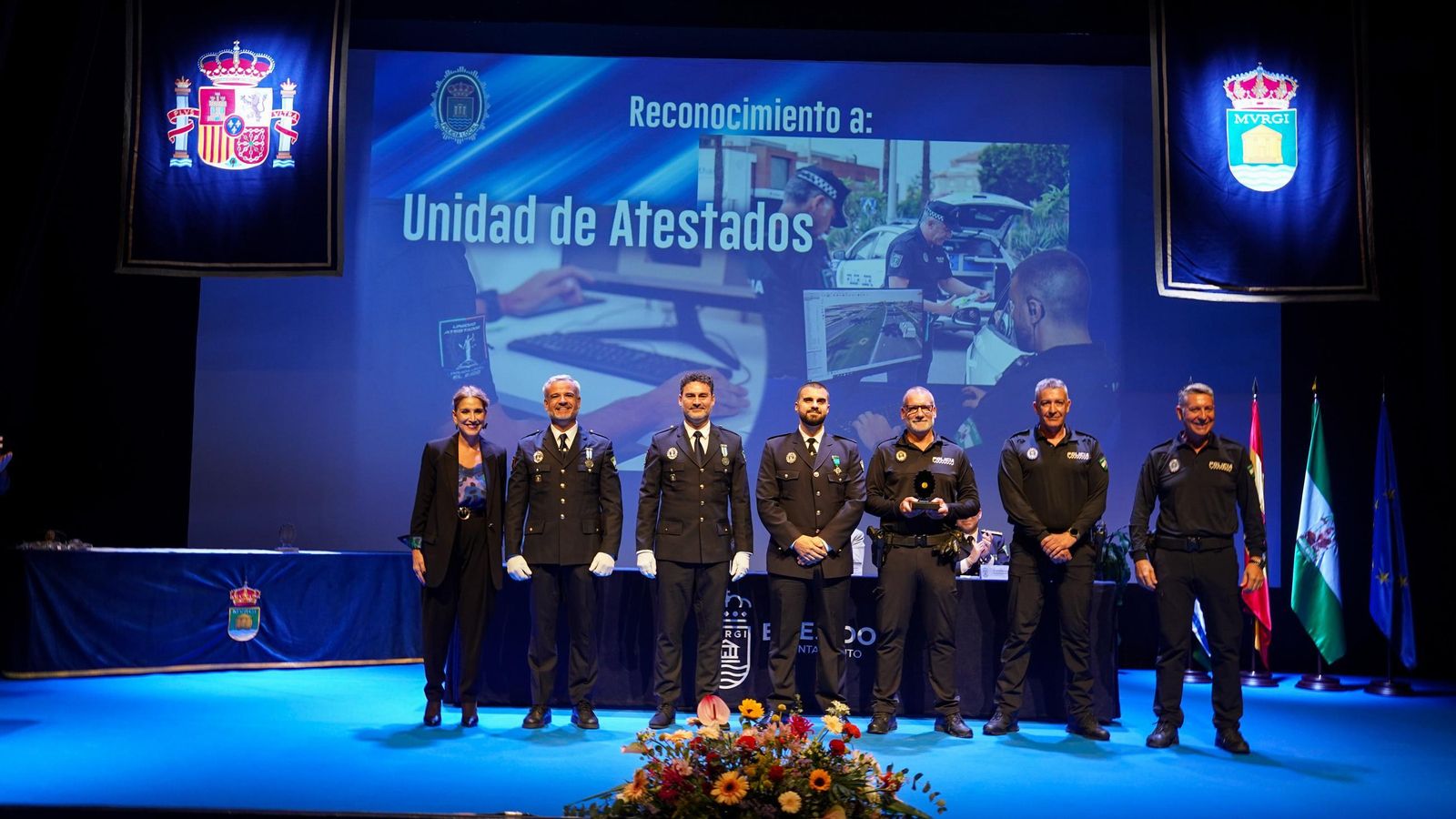 Agentes policiales fueron reconocidas por su labor en el municipio