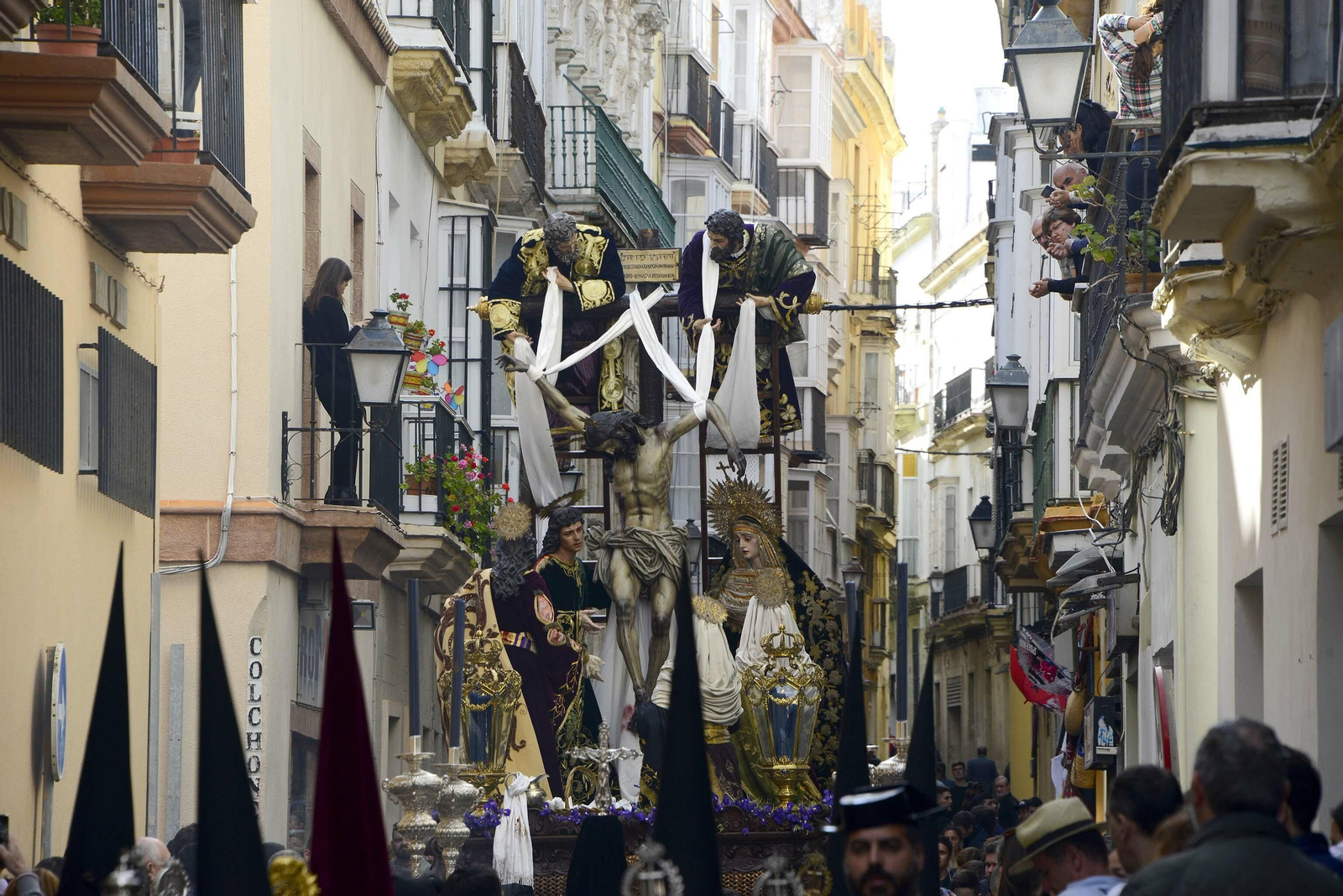 El descendimiento en imágenes