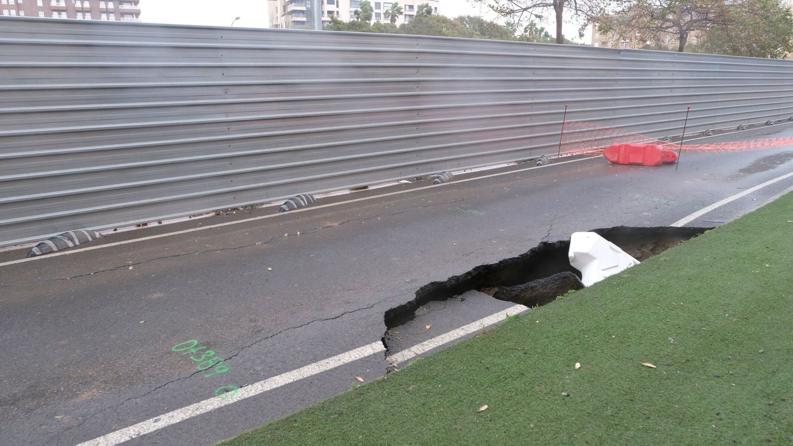 Socarón en la carretera Sierra Alhamilla.