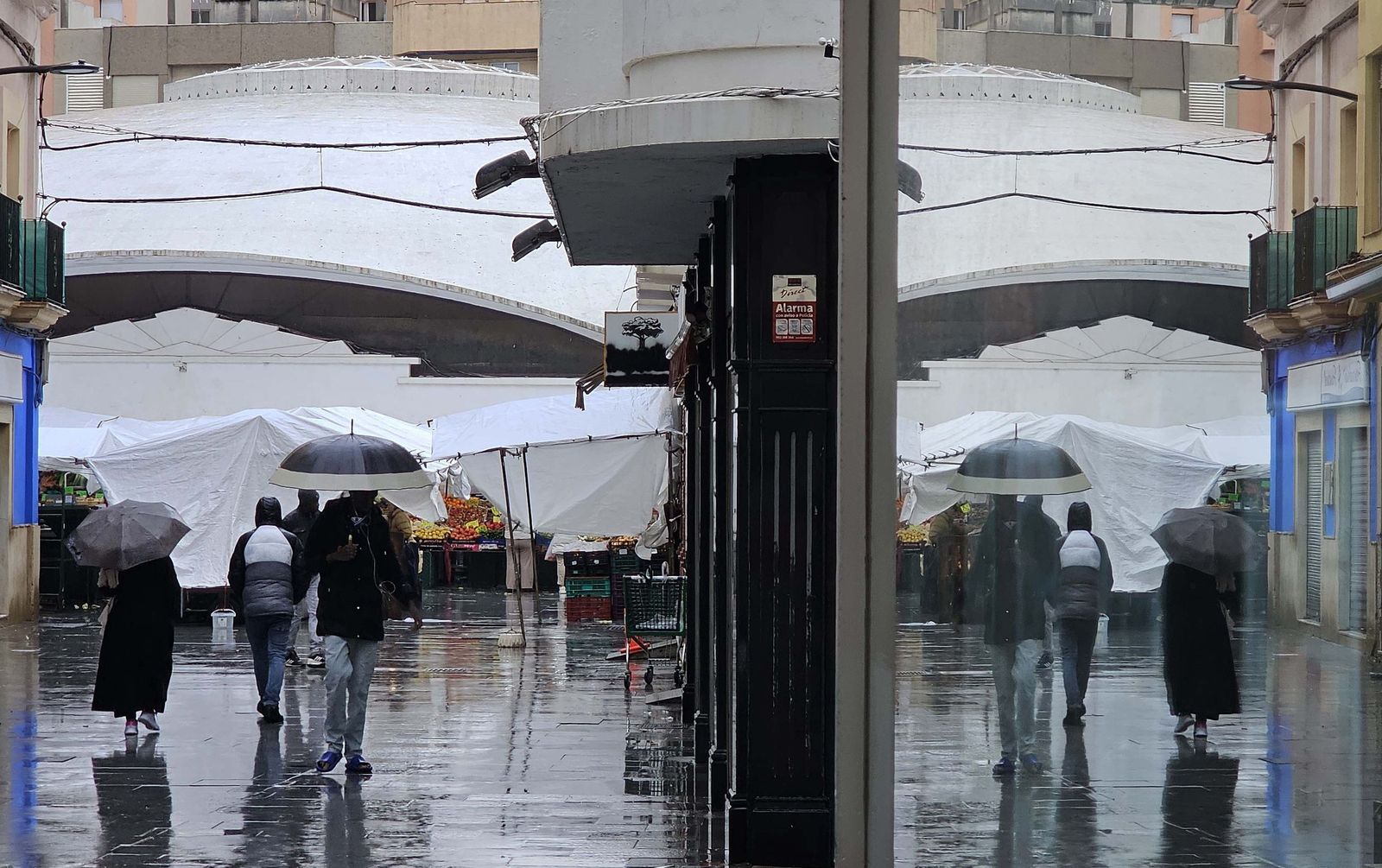 Fotos de los efectos de la borrasca Leonardo en Algeciras