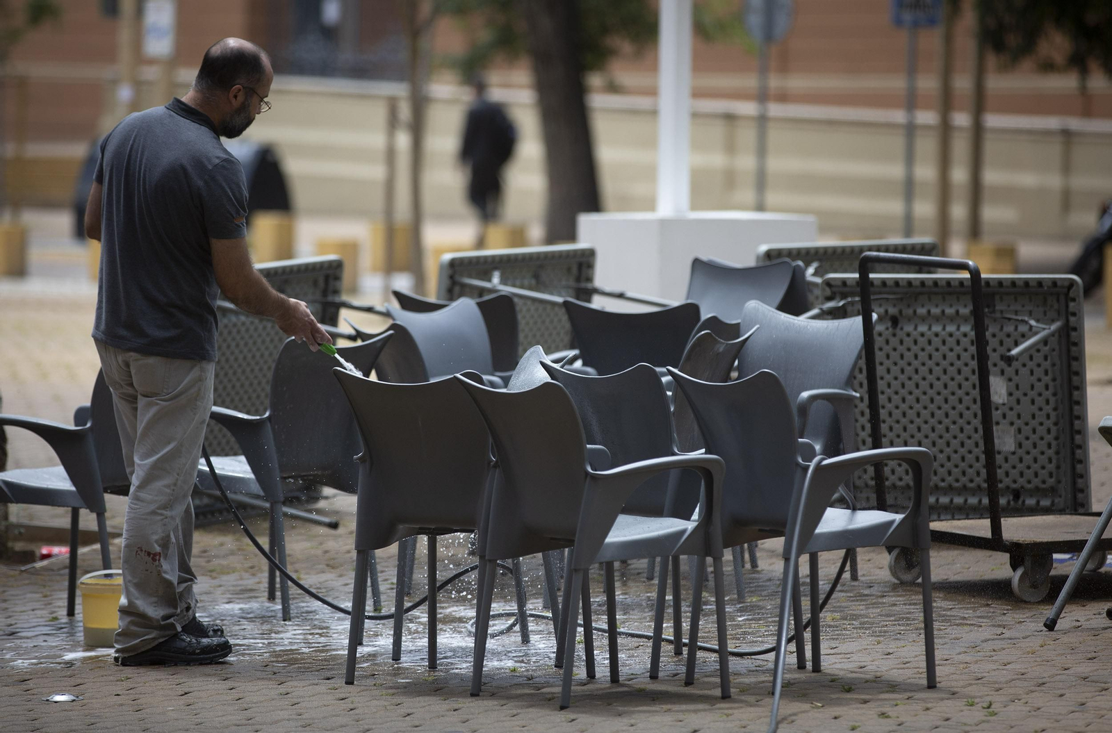 Coronavirus en Sevilla: Las terrazas de los bares en la fase 1
