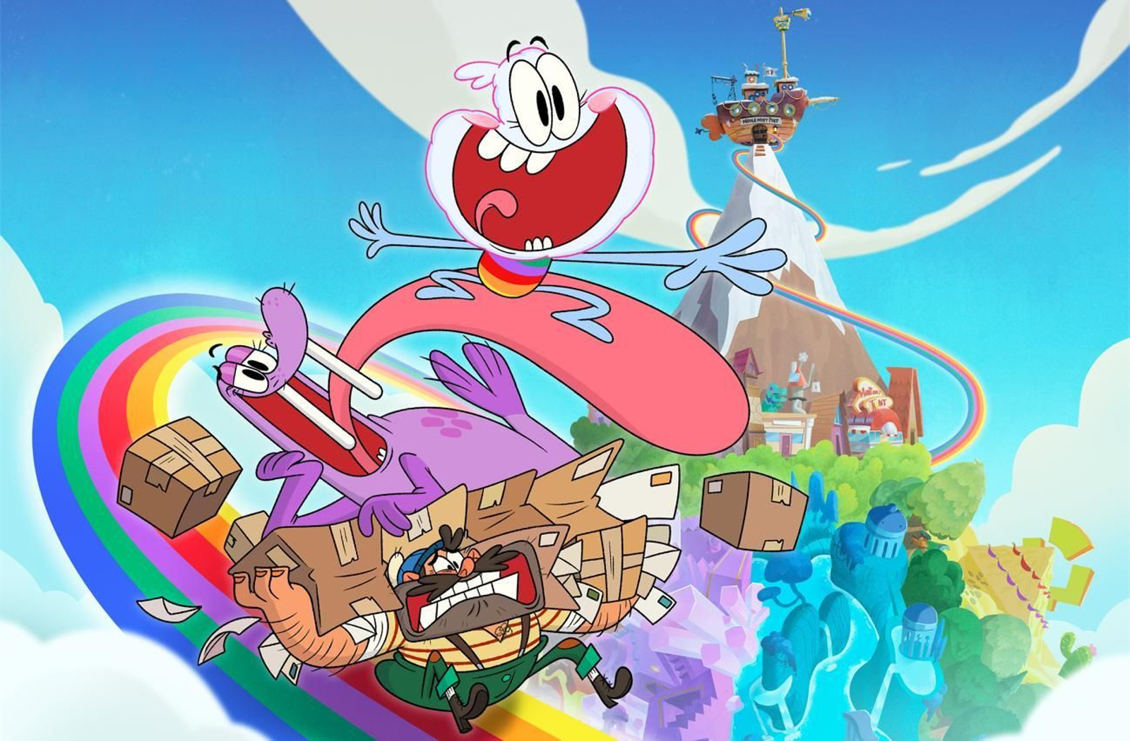 Imagen promocional de Middlemost Servicio Postal, nuevo estreno de Nickelodeon