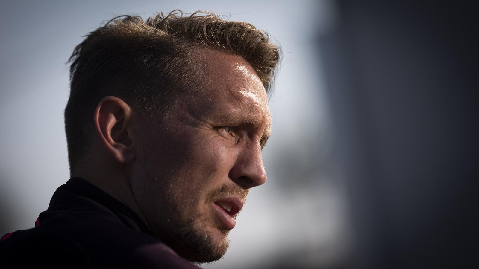 El holandés, en plena entrevista.