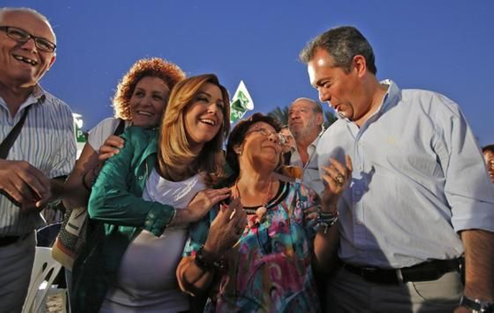 Cierre de campaña del candidato del PSOE, Juan Espadas.

Foto: Antonio Pizarro