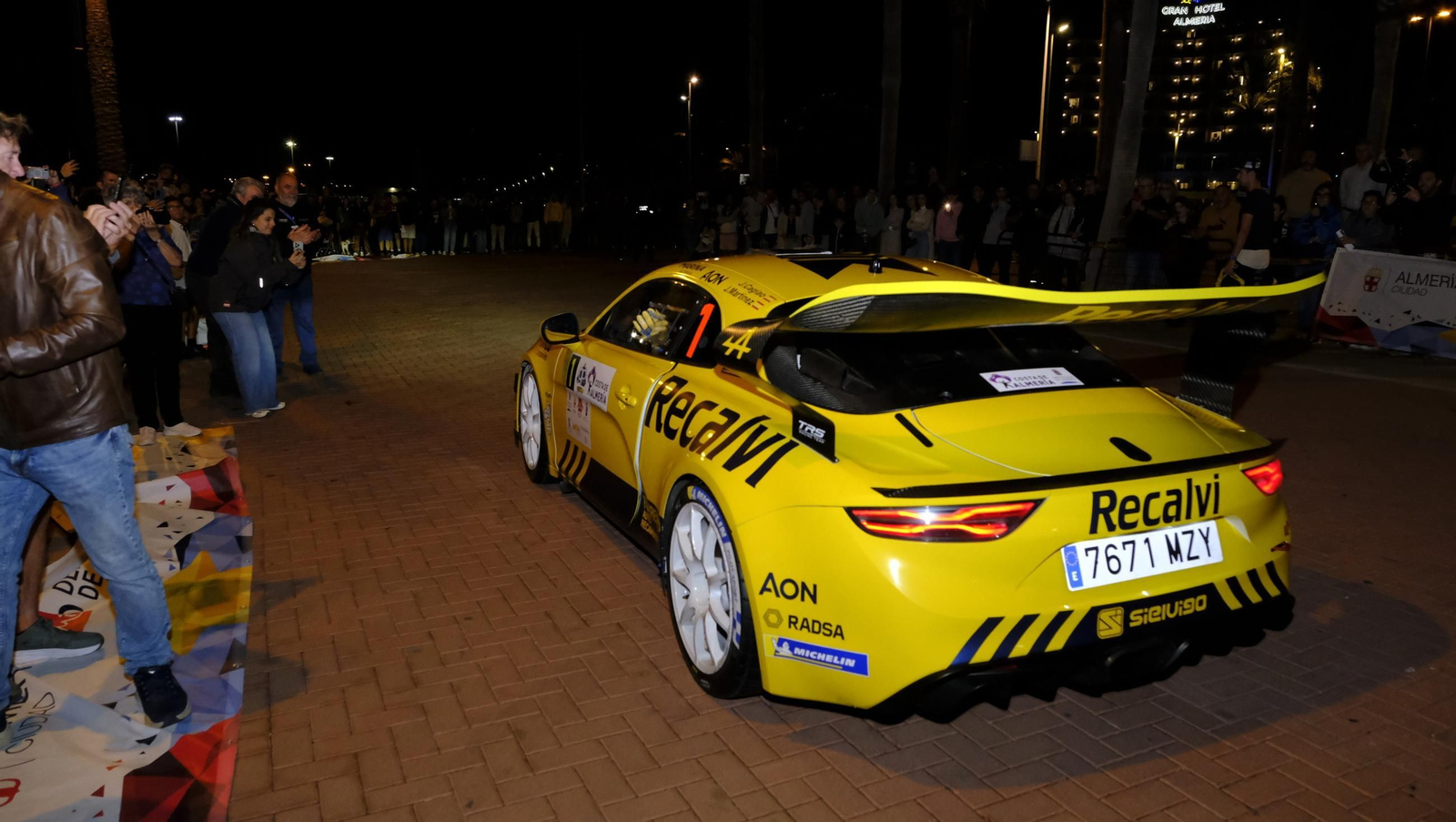 La salida de la 50 edición del Rallye Costa de Almería, en imágenes