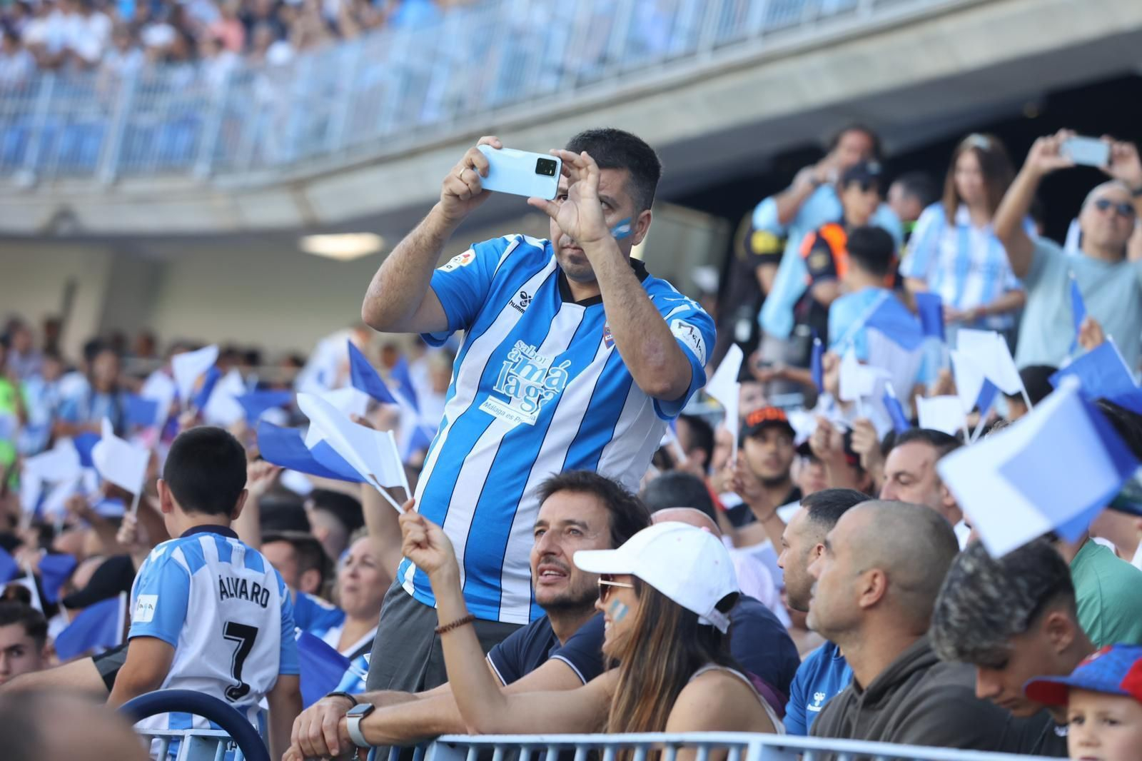Las fotos del Málaga CF-Huesca