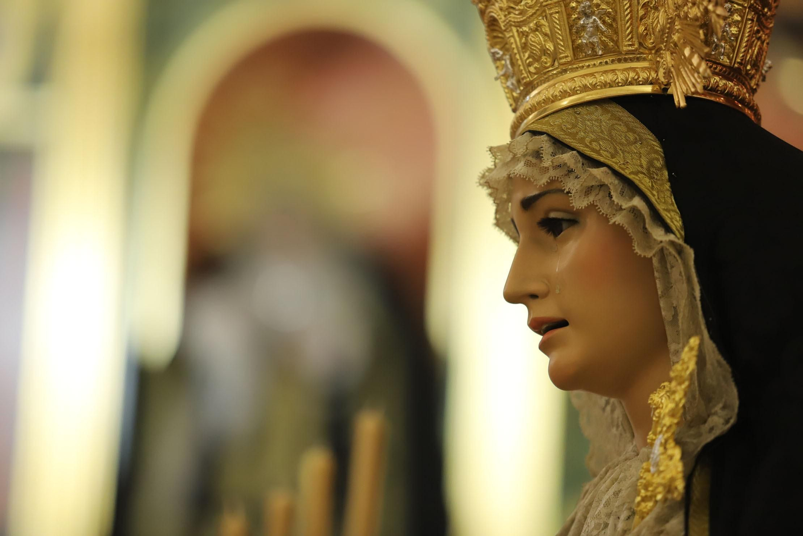 Imágenes del besamanos a la Virgen del Patrocinio en las Colonias