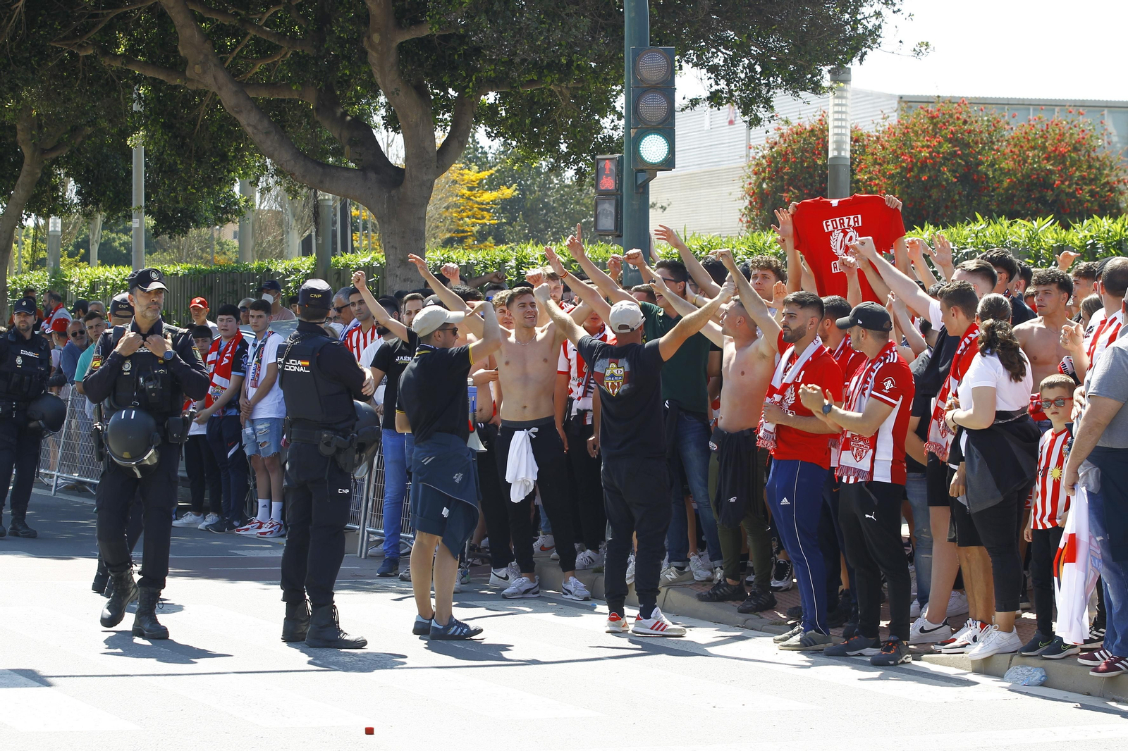 Imágenes del partido U.D. Almería-S.D. Amorebieta