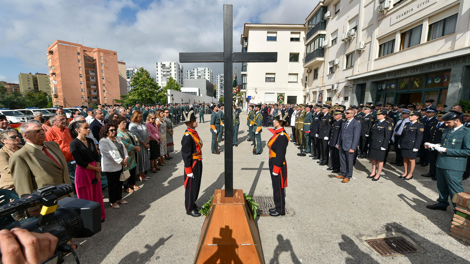 Fotos del acto por el 179 aniversario de la creación de la Guardia Civil en la Comandancia de Algeciras