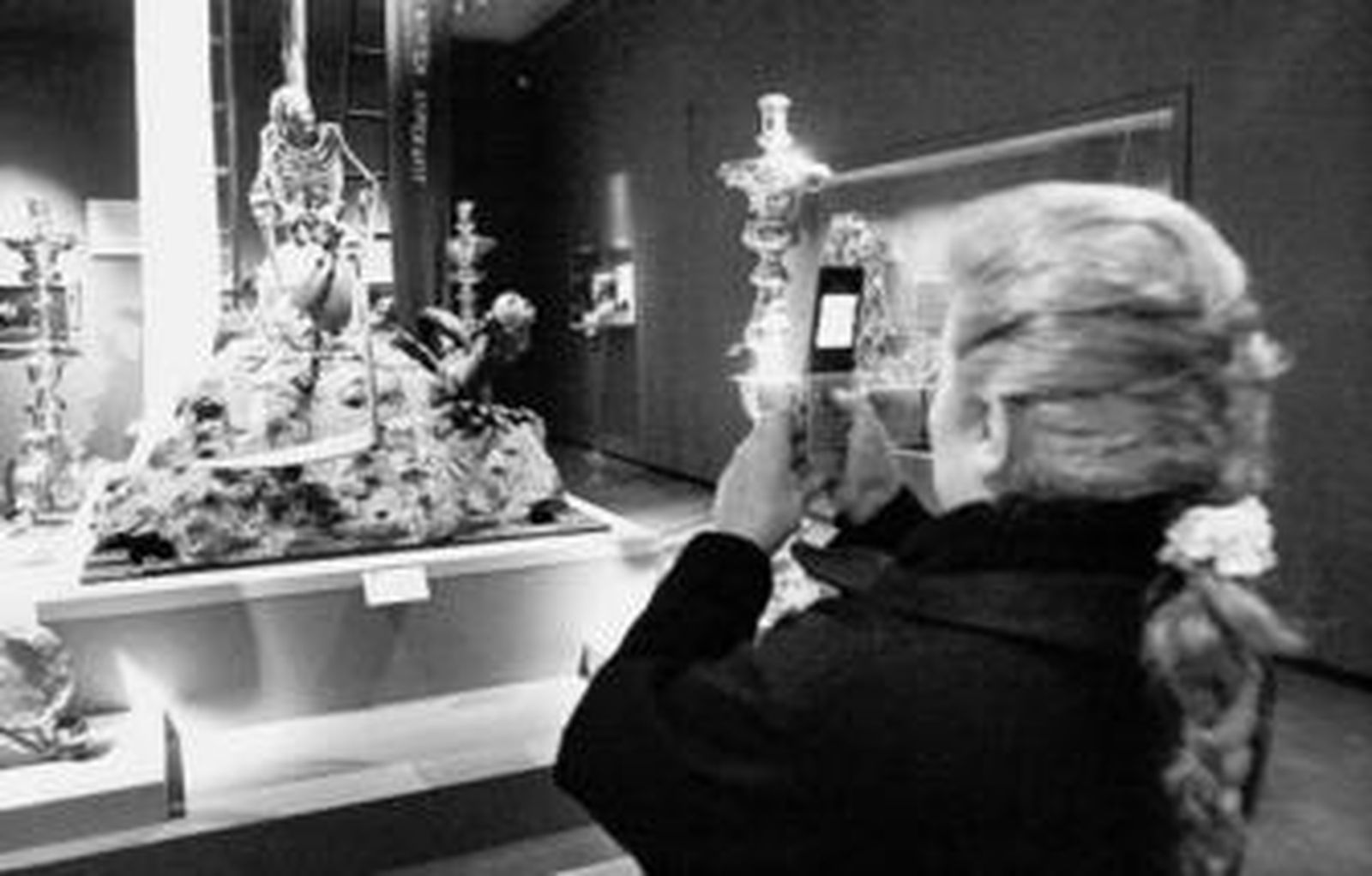 Imagen de una exposición sobre el Barroco en el Crucero del Hospital Real en noviembre de 2007.