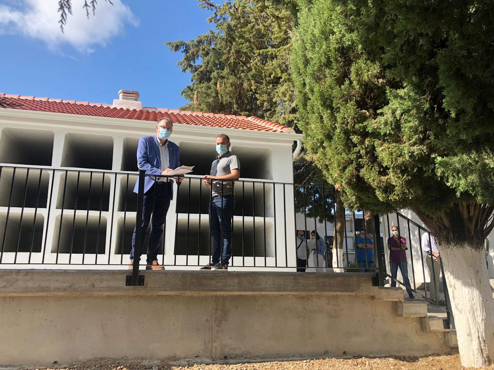 Finalización de las obras del cementerio de Guadalcázar.