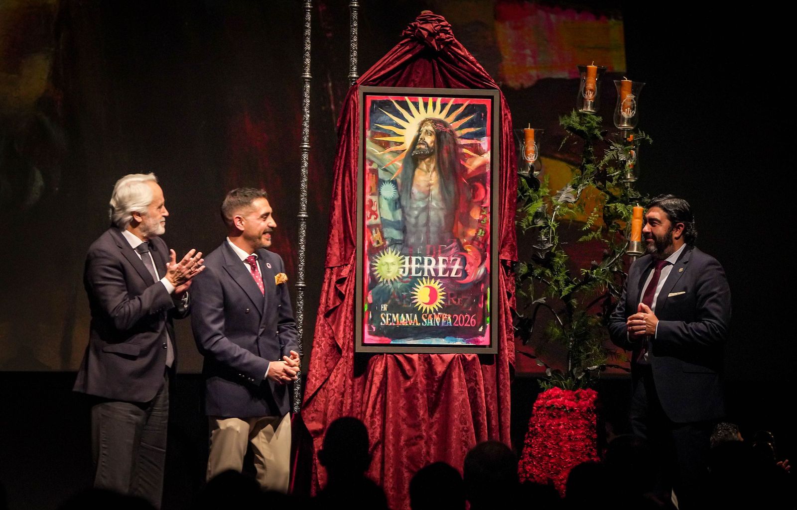 Imágenes de la presentación del cartel de la Semana Santa de Jerez 2026