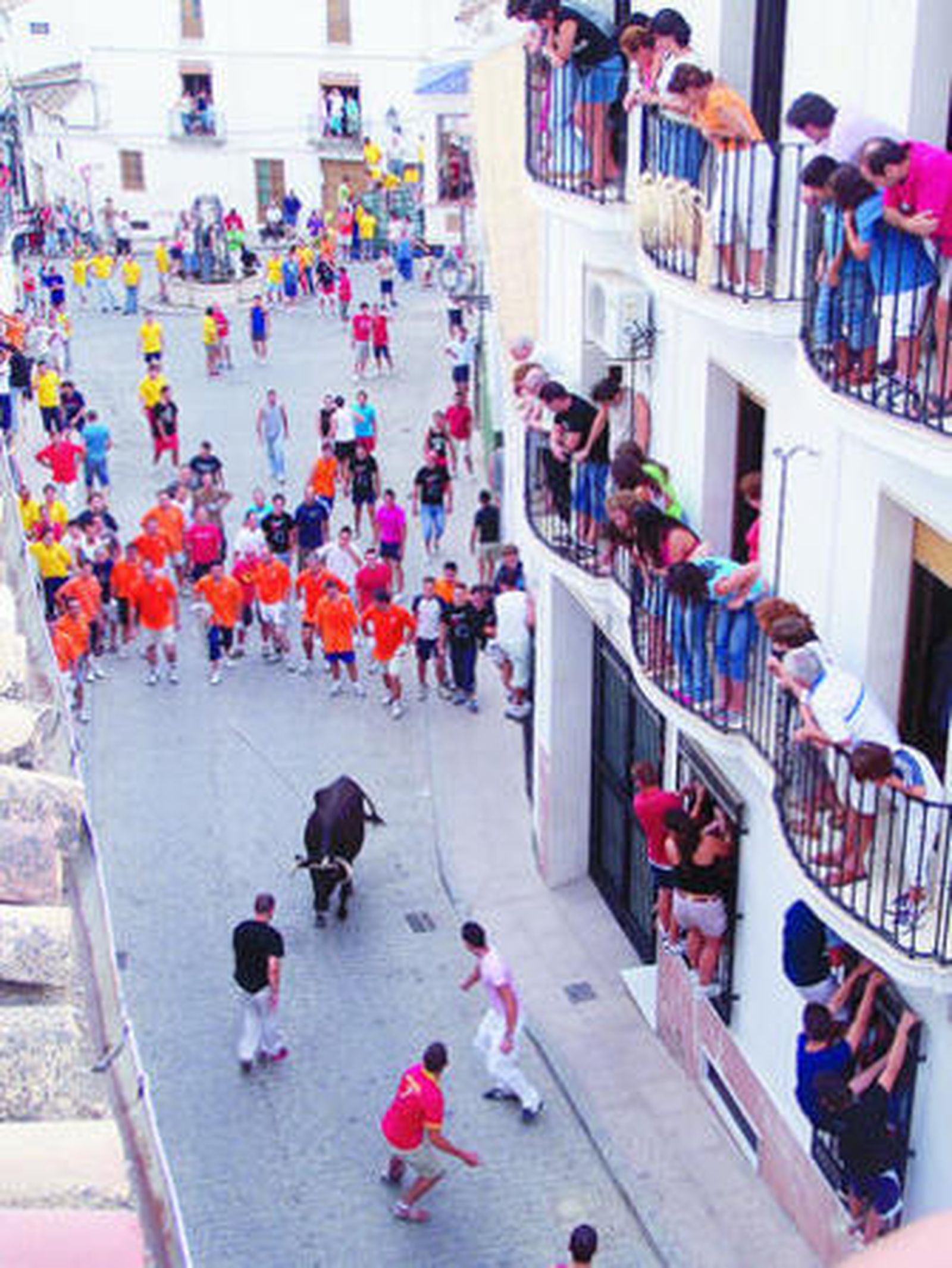 Imagen de la fiesta del Toro de Cuerda en la localidad de Carcabuey.