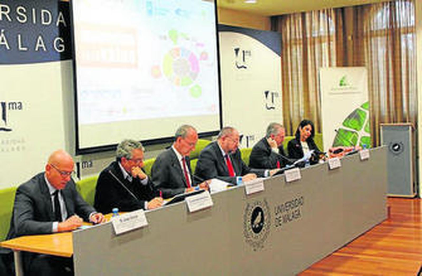 Presentación del foro Transfiere, ayer, en Málaga.