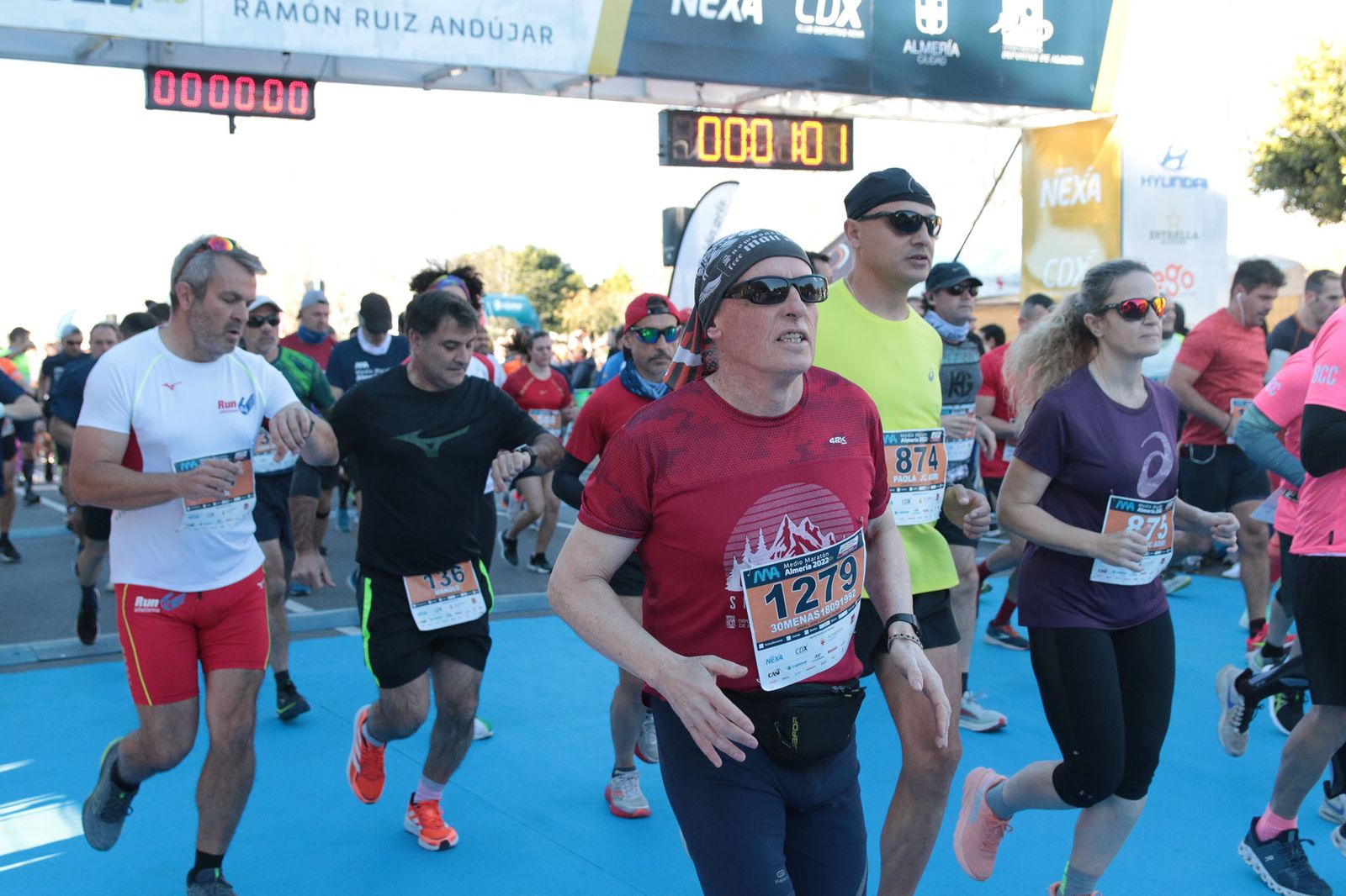 Las imágenes del Medio Maratón de Almería 2022-23