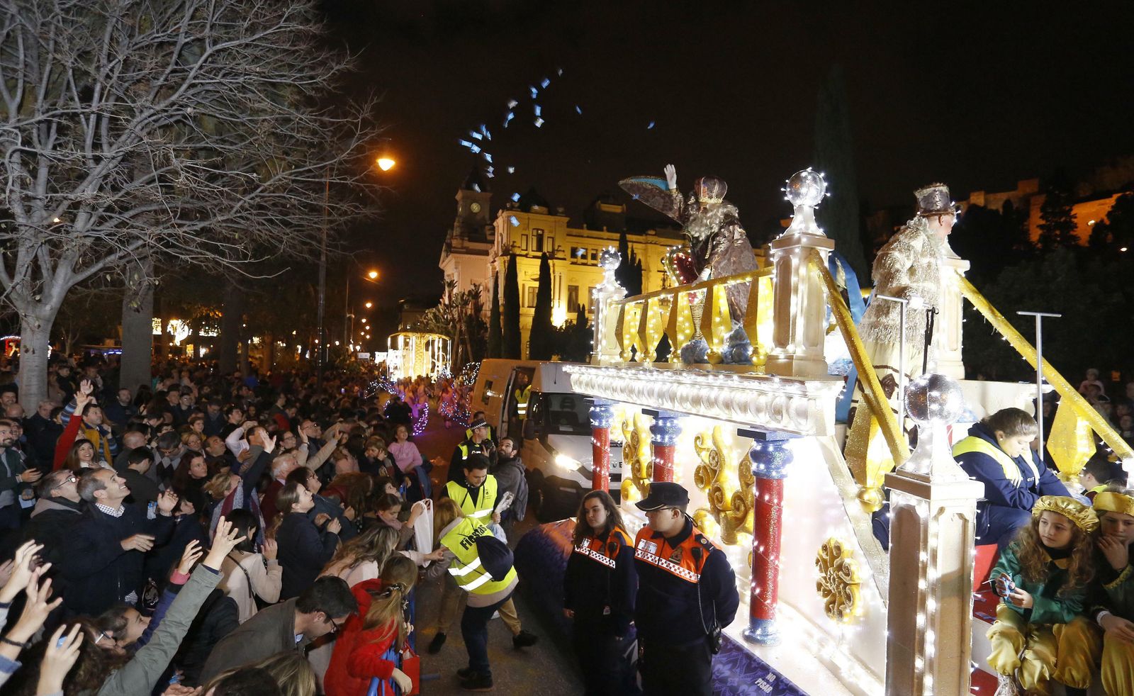 Fotos de la Cabalgata de Reyes Magos en Málaga 2020