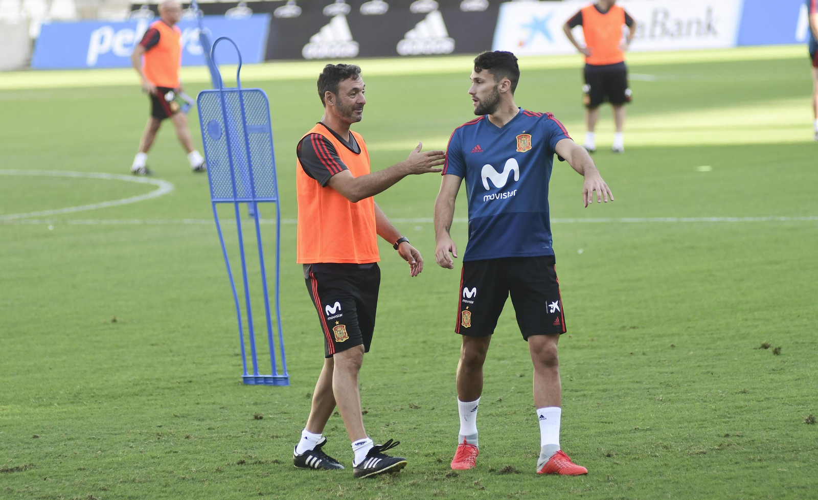 Entrenamiento de la selección sub-21 en El Arcángel