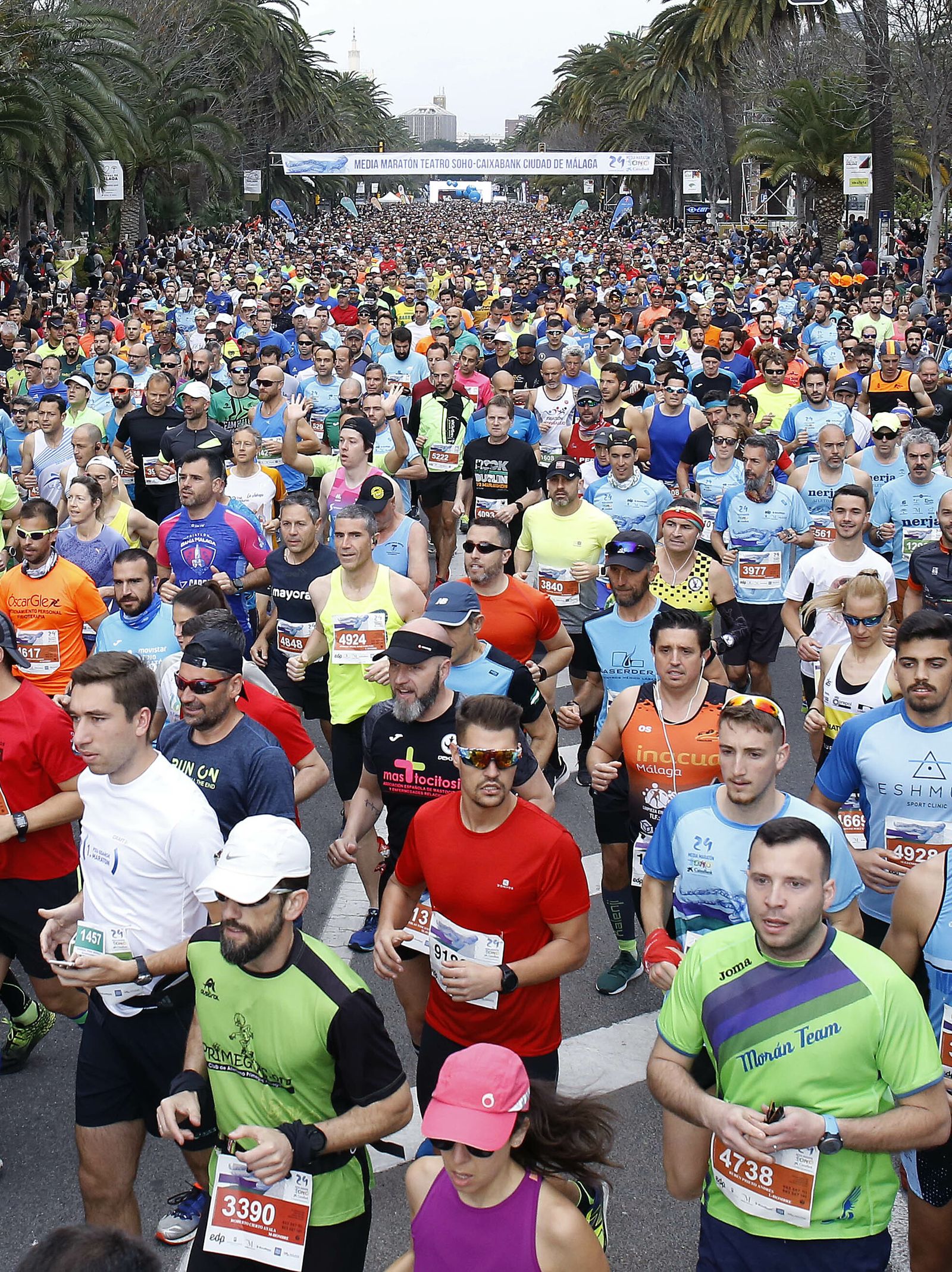 Las imágenes de la 29ª edición de la Media Maratón de Málaga
