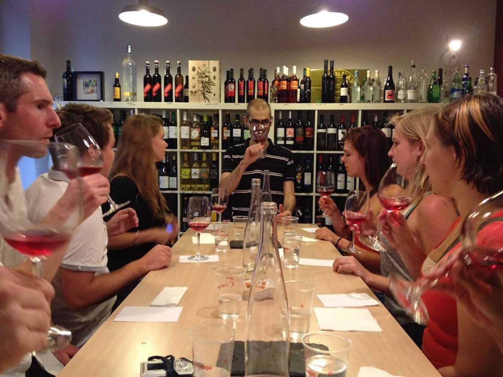 Cata de vino en Flor de Sal.