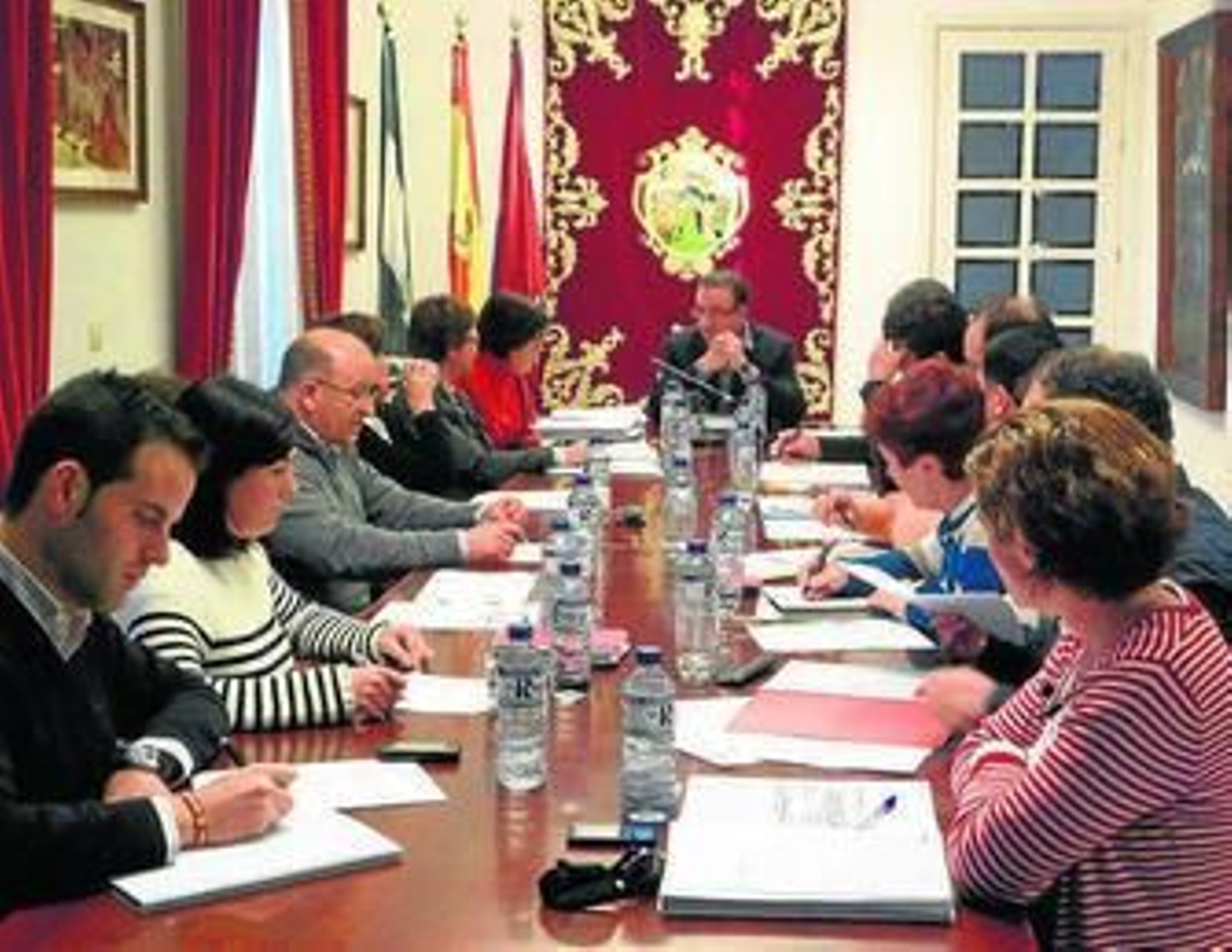 Pleno municipal celebrado en Aracena.