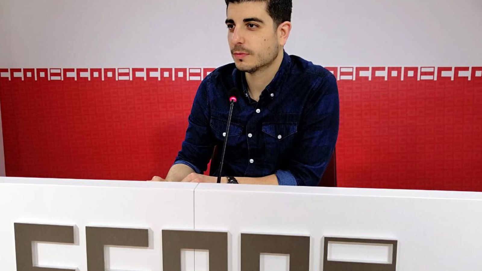 José Manuel Torres, responsable de Juventud en CCOO de Sevilla.
