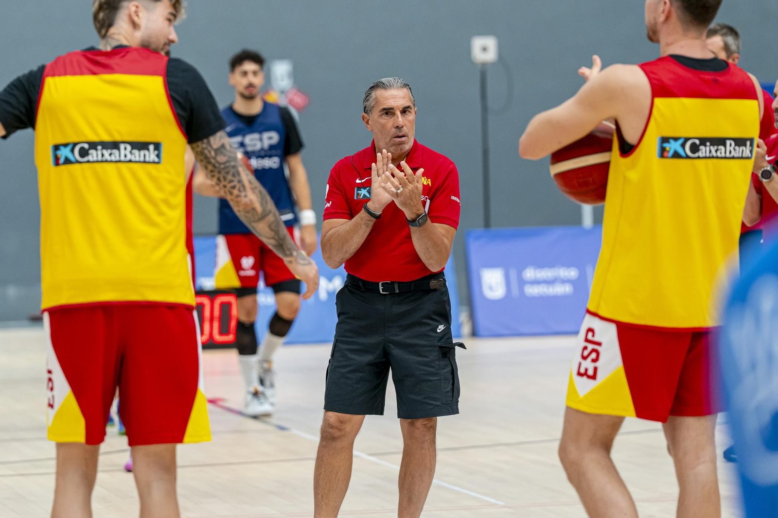 España acaba su trabajo en Madrid antes de venir a Málaga