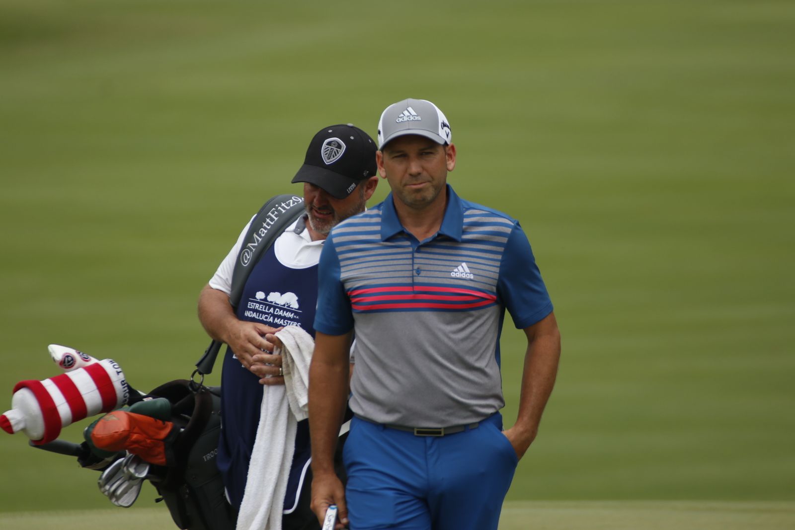 Sergio García, este jueves en Valderrama.