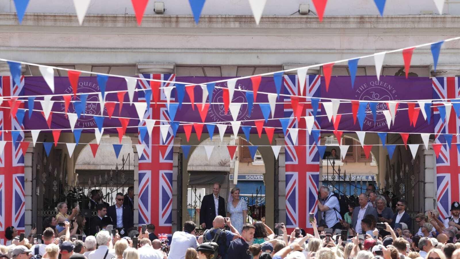 Los condes de Wessex, en Gibraltar.