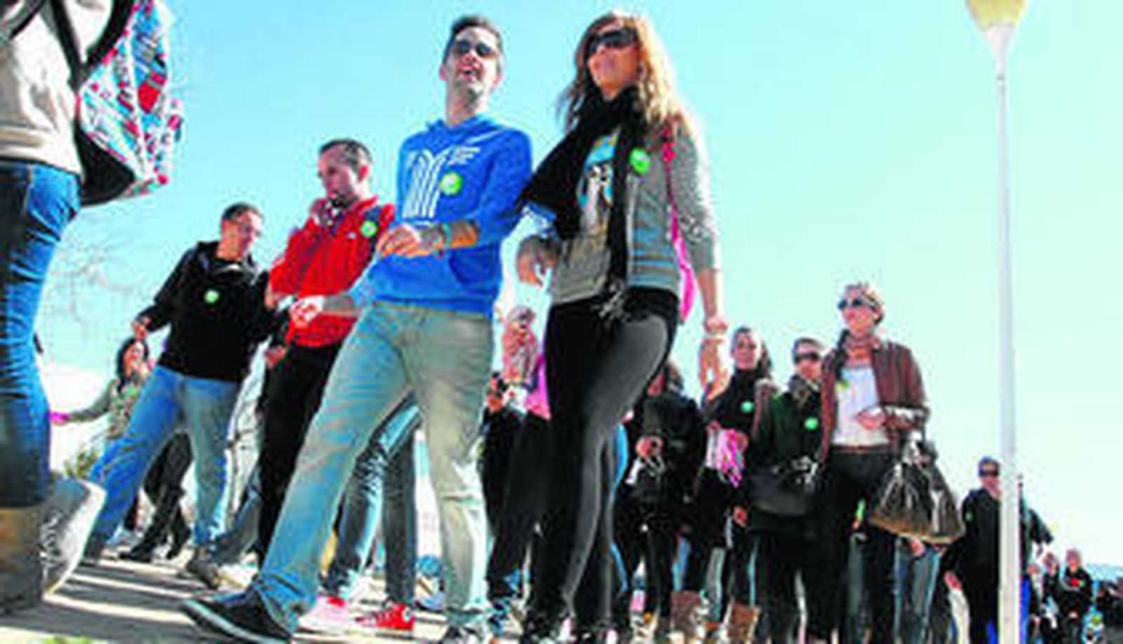 Alumnos de la Facultad de Enfermería en el Campus del Carmen.