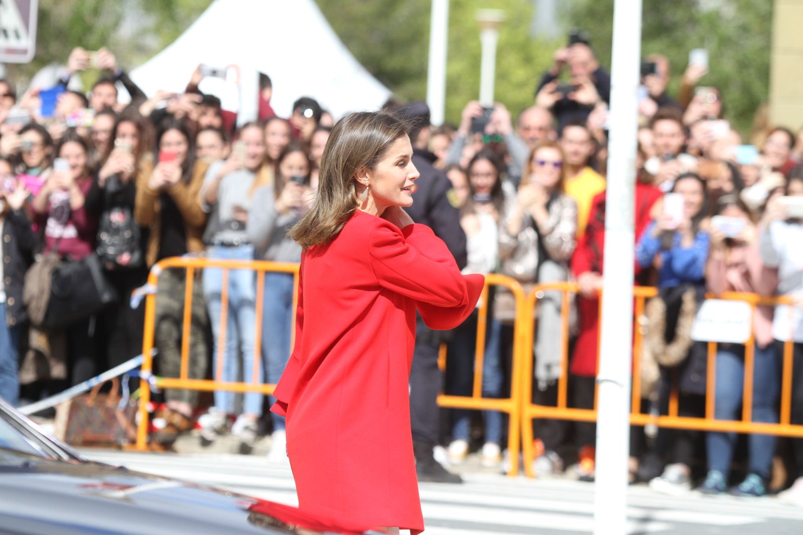 Imágenes de la visita de la reina Letizia a Huelva