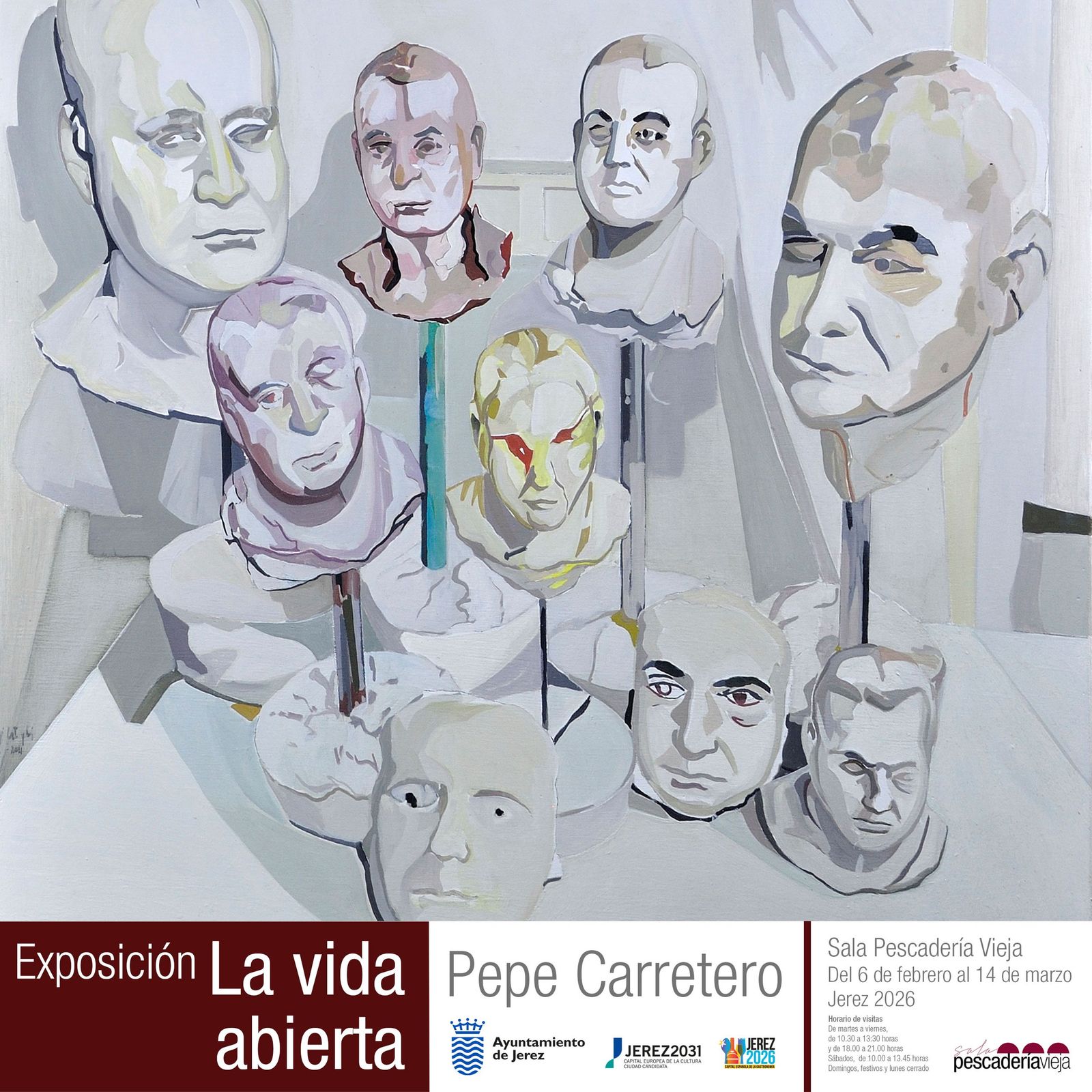 Exposición 'La vida abierta' de Pepe Carretero.