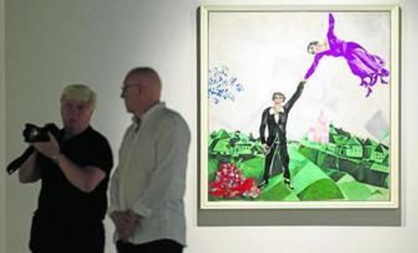 'Paseo' (1917), de Marc Chagall, joya de la corona de la nueva exposición del Museo Ruso de Málaga.